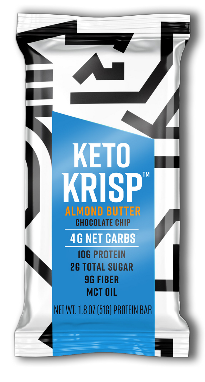 ALMOND BUTTER CHOCOLATE CHIP (12-PACK) by CanDo KRISP