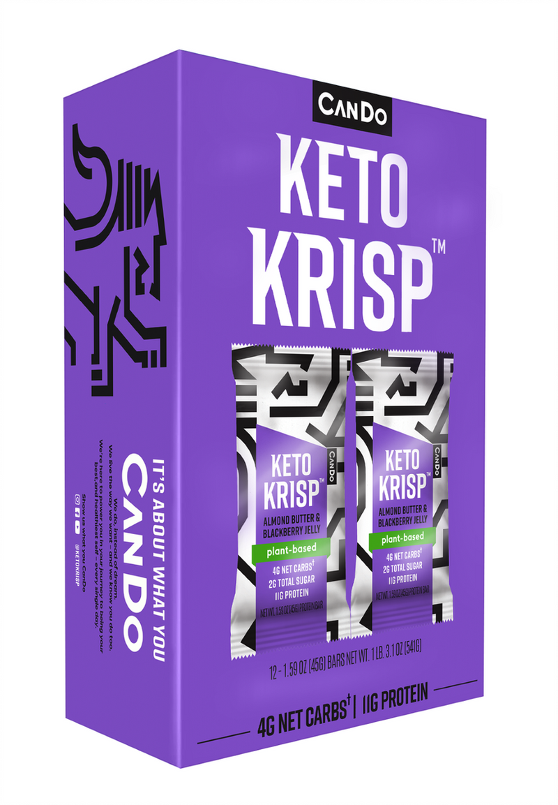 ALMOND BUTTER BLACKBERRY JELLY (12-PACK) by CanDo KRISP